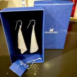 Swarovski earrings silver